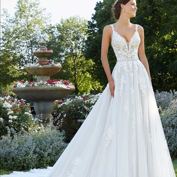 Morilee Sparrow White Wedding Dress Women